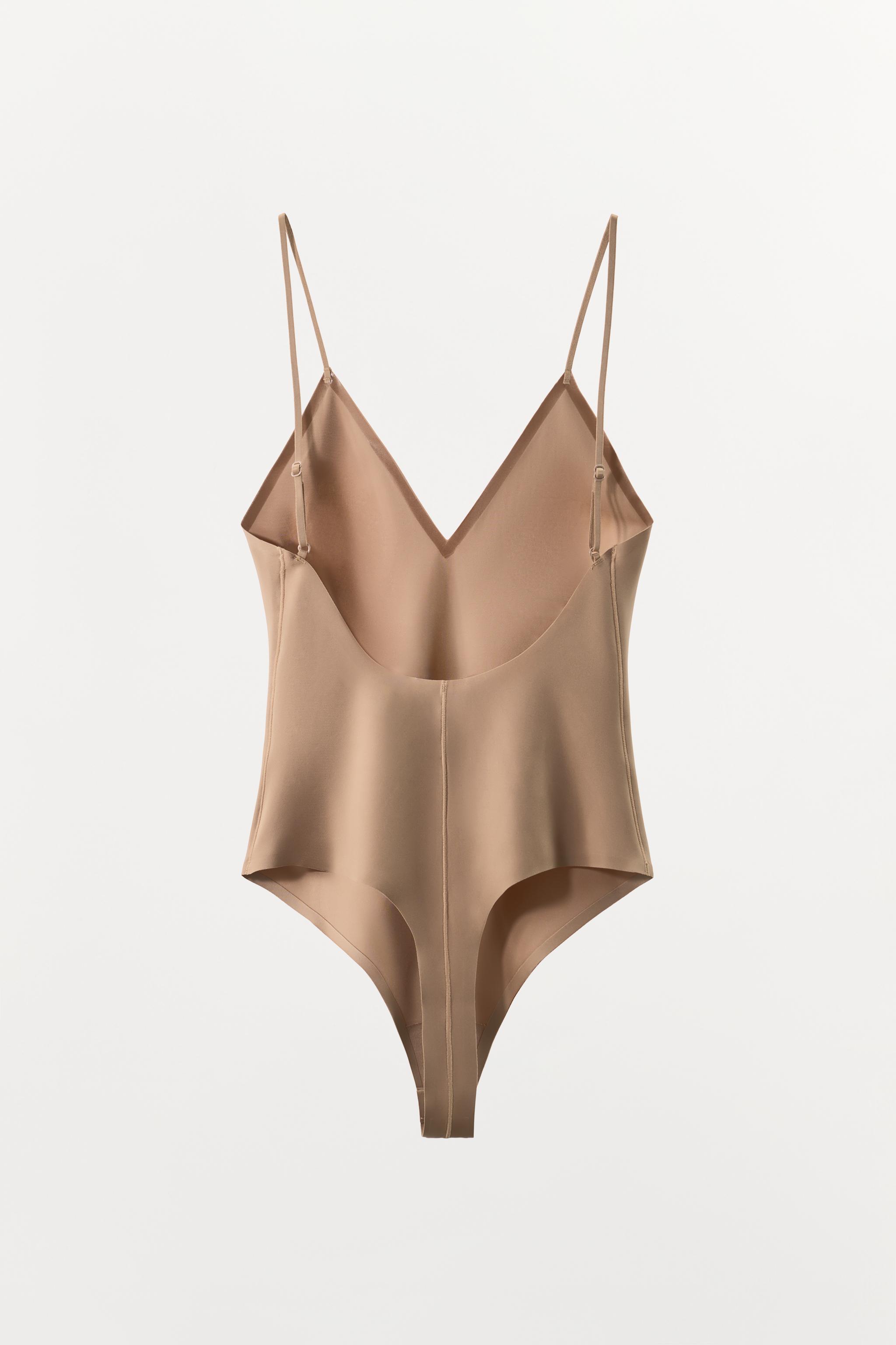 STRAPPY BODYSUIT WITH POLYAMIDE